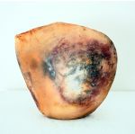 Vase, breit im Kapselbrand