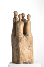 Gruppe in Steinzeug-Keramik